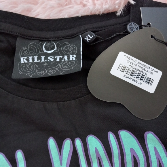 SOLD!🥰Host Pick! Killstar Coven Kindness nwt long sleeve tee! Sooooo comfy! - Picture 5 of 7